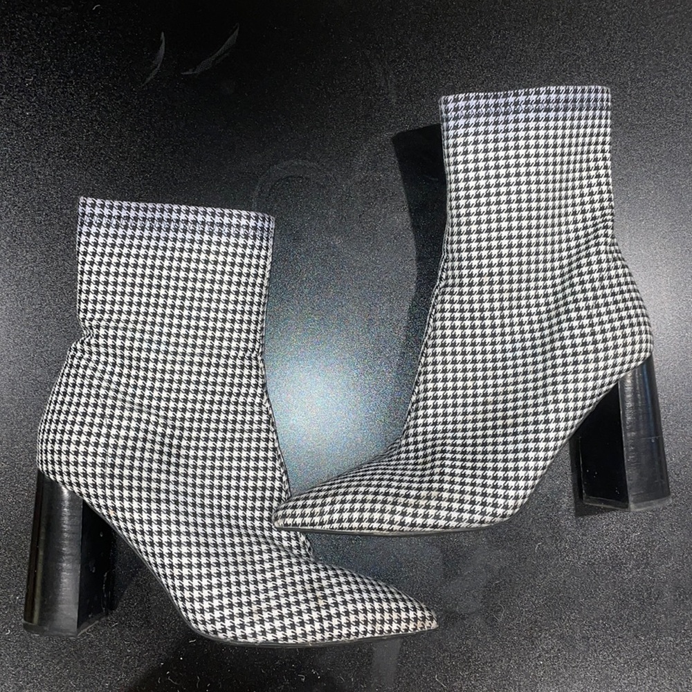 Jeffrey Campbell Herringbone Booties